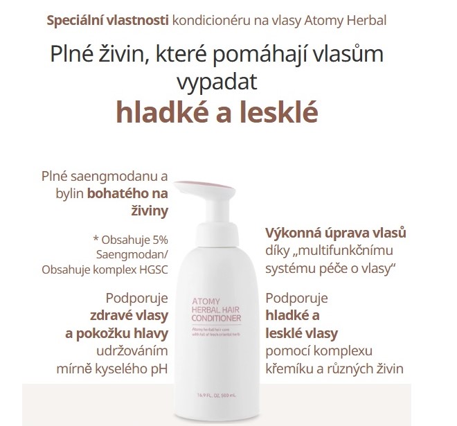 Atomy Herbal Hair 2 set sprchový gel (10)
